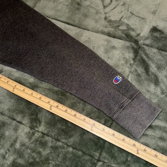 Champion Hoodie Men’s Large Gray Drawstring Kangaroo Pocket Long Sleeve Pullover - Picture 8 of 8